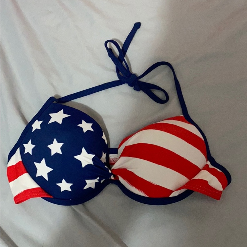 American flag bikini top